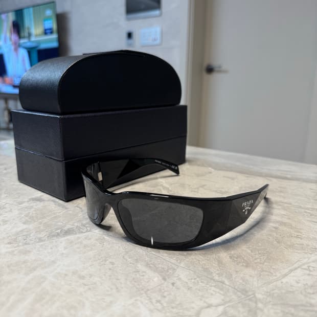 Prada pra19s wraparound sunglasses