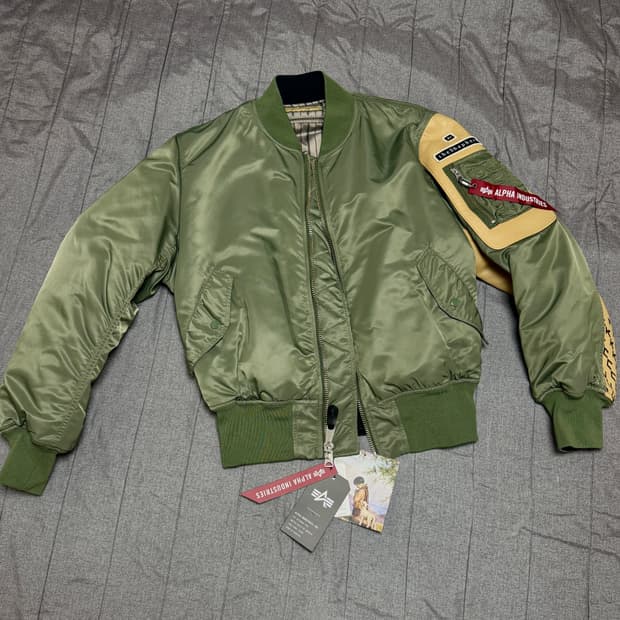 언더커버 X 프라그먼트 X 알파인더스트리 MA-1