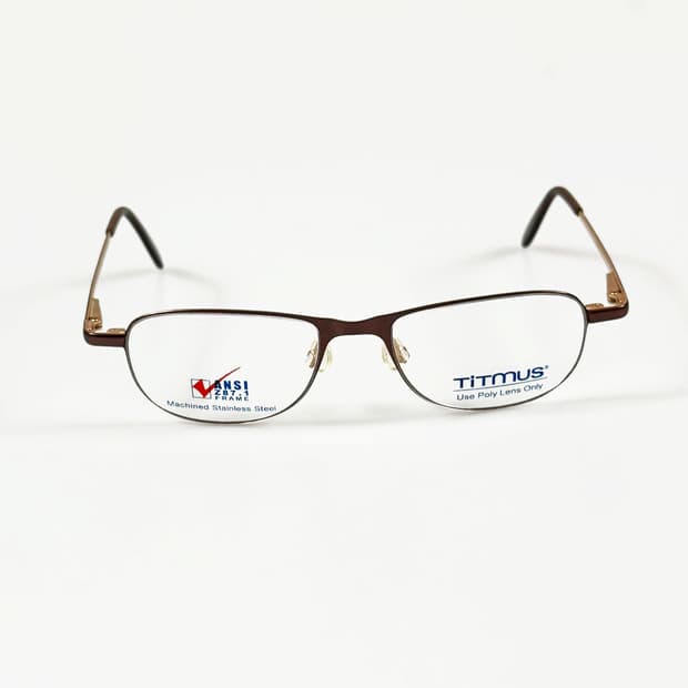 TITMUS 티타늄 슬림 스퀘어 프레임 빈티지 안경