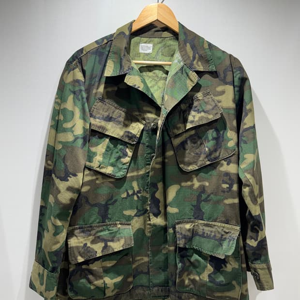 1970년도 오리지널 US Army ERDL 카모 자켓 (M-S)