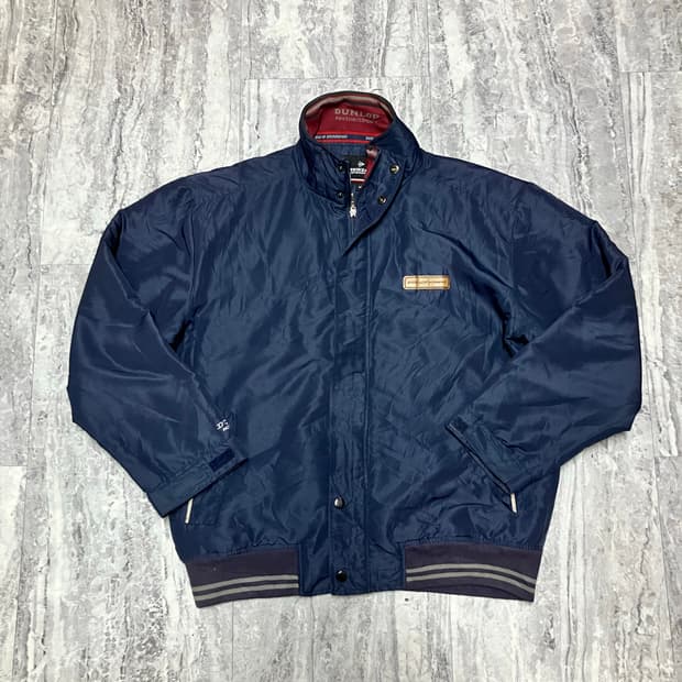 Dunlop 던롭 올드스쿨스트릿 넥로고 아방핏 봄버자켓