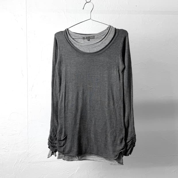 아츠로 타야마 레이어드 롱 슬리브