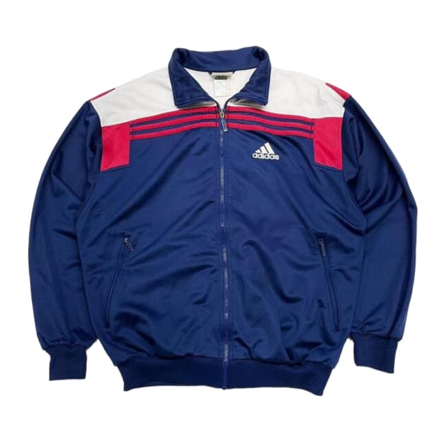 90s 아디다스 트랙탑 집업 져지 (M) 