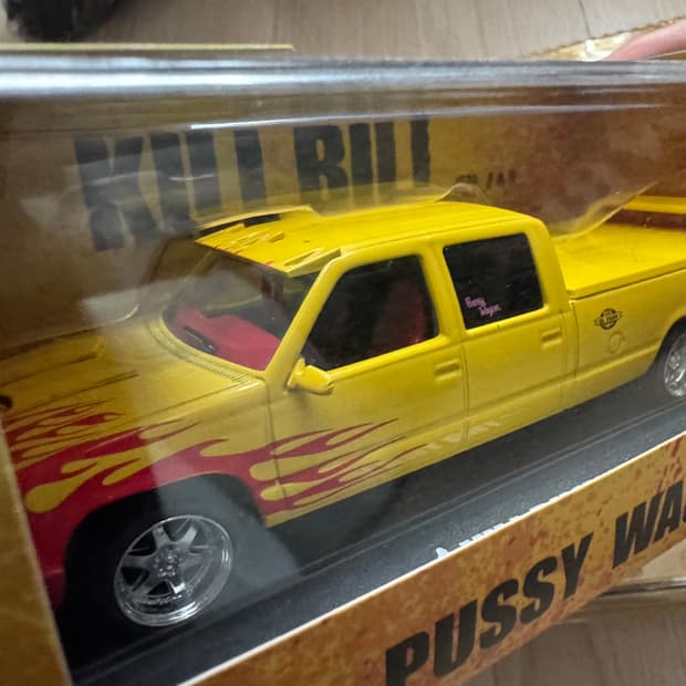 킬빌 pussy 웨건 1:43 다이캐스트 한정판 그린라이트 할리우드