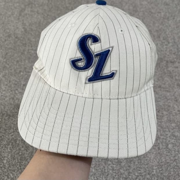 SL 뉴에라 삼성라이온즈 스트라이프  볼캡 모자