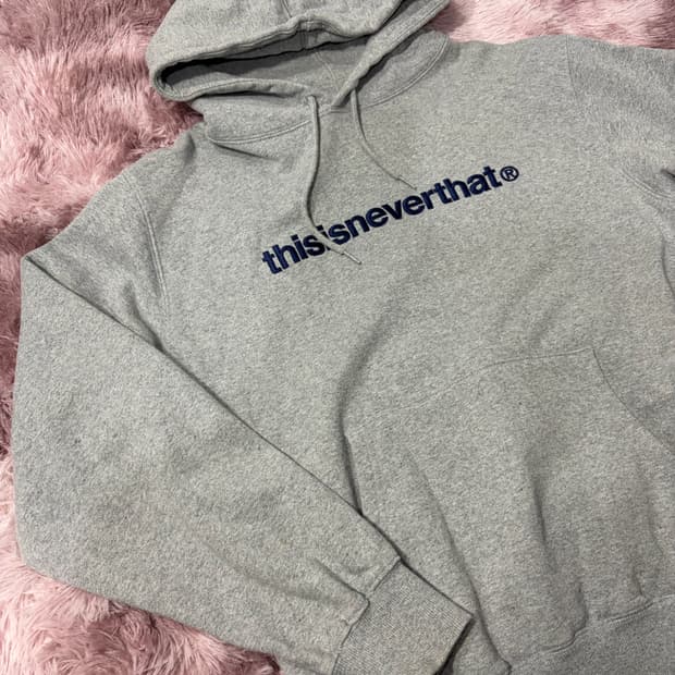 디스이즈네버댓 자수후드티