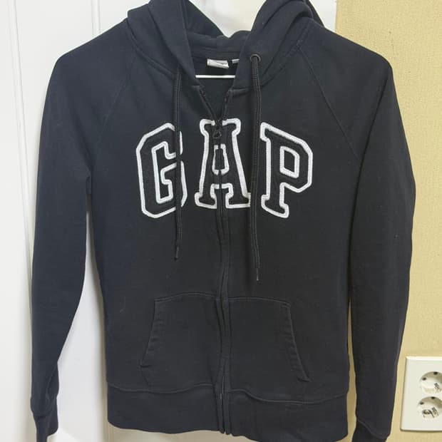 GAP 블랙 후드집업 xxs