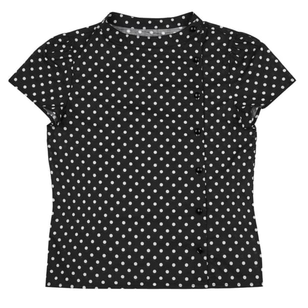 kanari SHORT SLEEVE PUFF SHIRT - DOT 