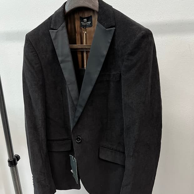 100) 스카치앤소다 피크드 코듀로이 자켓 