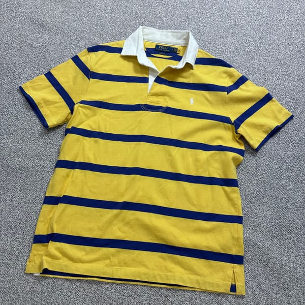 폴로 랄프로렌(Polo Ralph Lauren) 럭비 반팔 카라 티셔츠