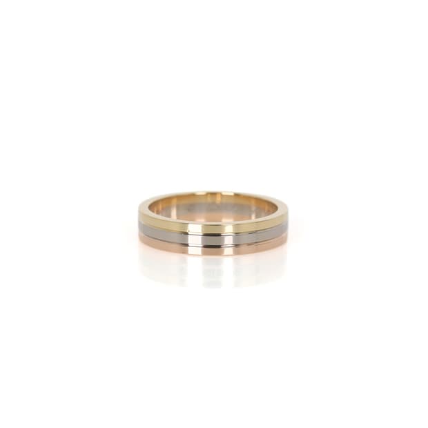 까르띠에 방돔 루이 트리니티 반지 삼색링 4.8MM 웨딩반지 59호