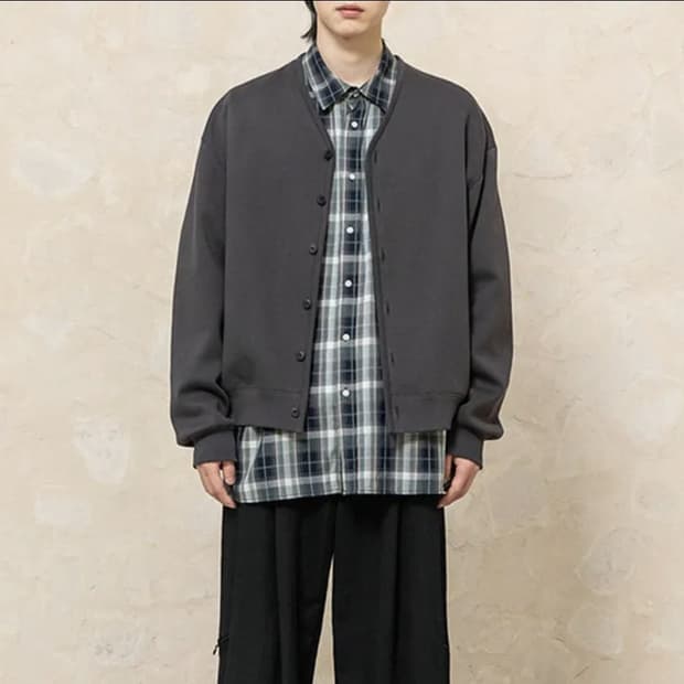 비긴202 차콜 가디건 3사이즈