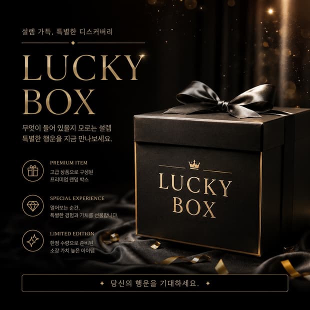 명품 리미티드 랜덤박스