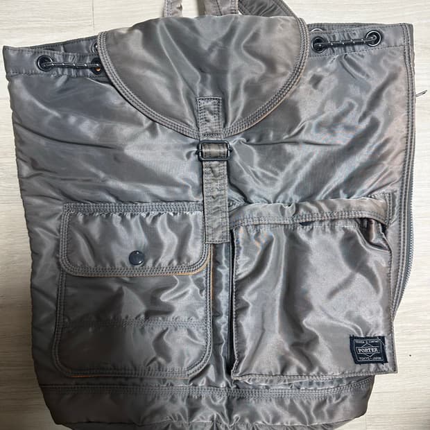 PORTER 요시다 포터 탱커 럭색 백팩 실버 그레이