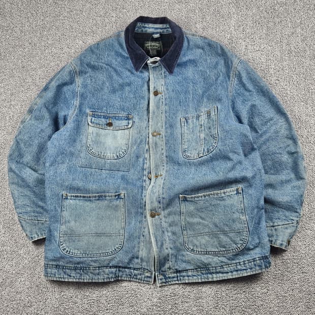 90's 폴로랄프로렌 컨드리 포켓 데님 초어자켓 ( XL ) / 9995
