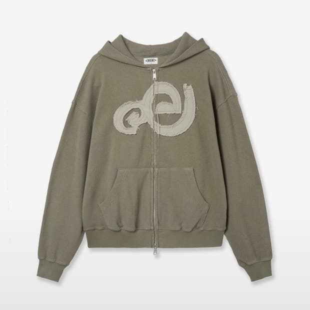 aeae 와플 후드집업