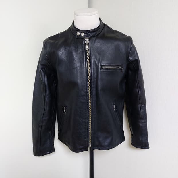 리바이스 90s 블랙탭 소가죽 라이더 자켓  (100)

