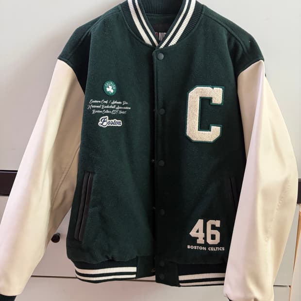 NBA 보스턴 셀틱스 바시티 자켓 야구점퍼 s 90사이즈 판매