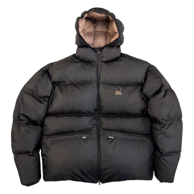 시에라 디자인 라이트 다운 파카 블랙 후드 패딩