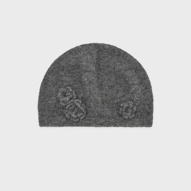 시눈 Sinoon Flower Boucle Beret