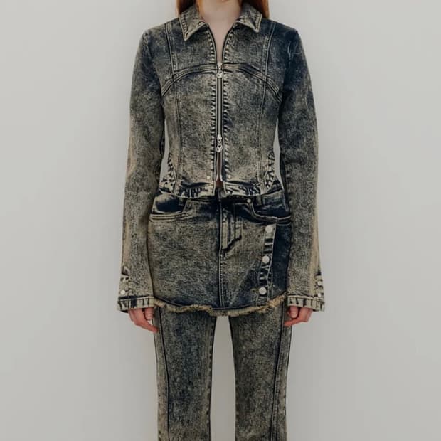 YUSE / 투웨이 데님 셔츠 자켓 S