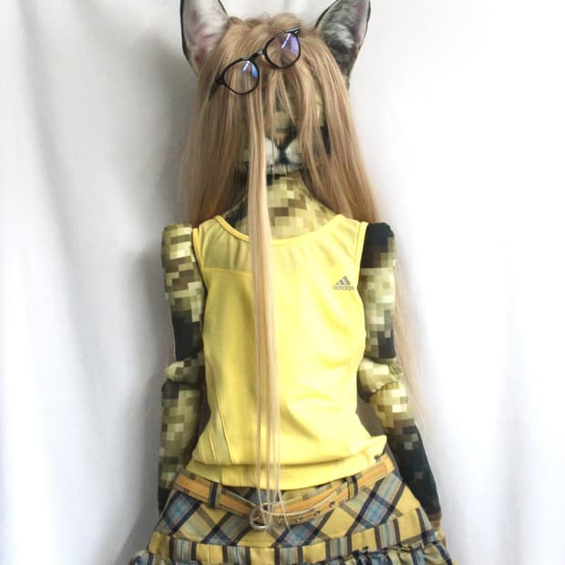 Adidas Yellow mesh mix sporty top