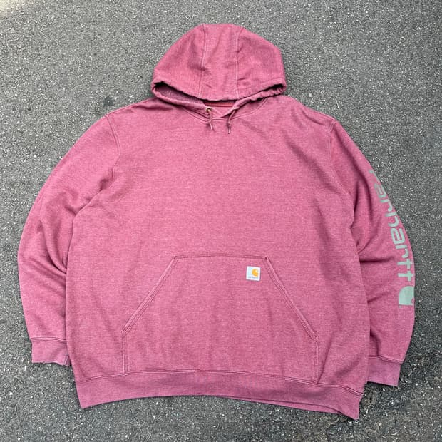 3XL) PINK Carhartt Sun Faded Hoodie
