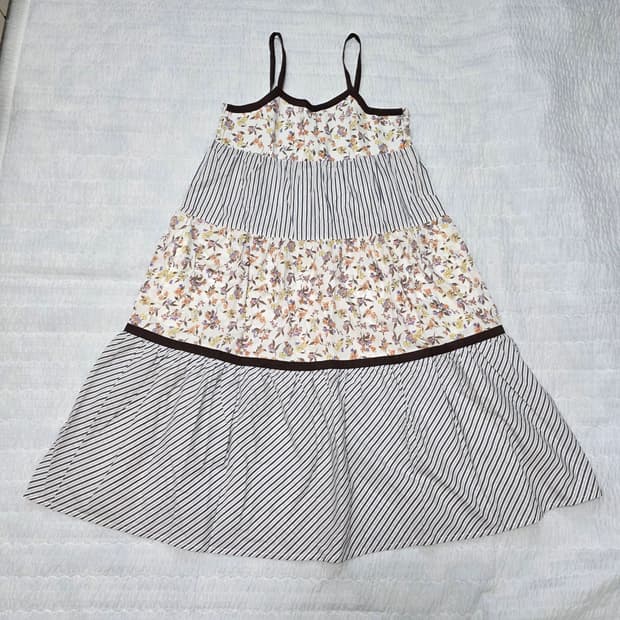 스즈코 모리걸 패치워크 원피스