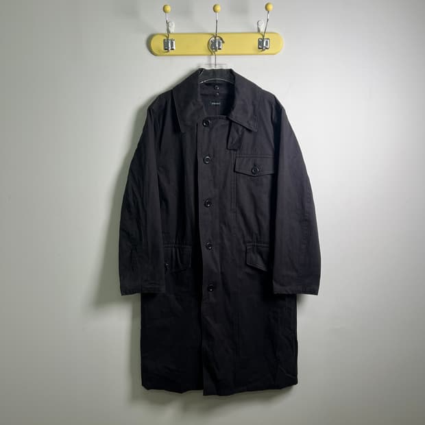 DKNY 블랙 맥코트 L