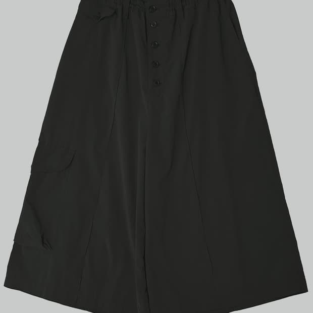 요지 야마모토 사이드 포켓 쇼츠