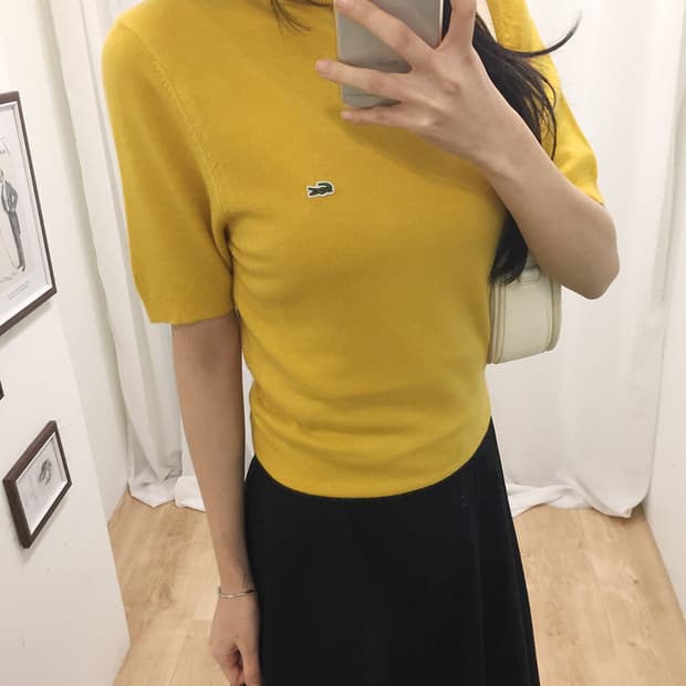 Women Lacoste Short Sleeve Knit 95