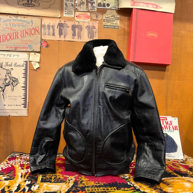 ( L-XL ) 가죽자켓 레더자켓 워크웨어 아메카지 스포츠가죽