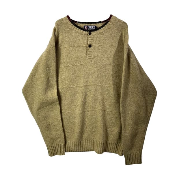 [Chaps Ralph Lauren] 챕스 헨리넥 울 니트