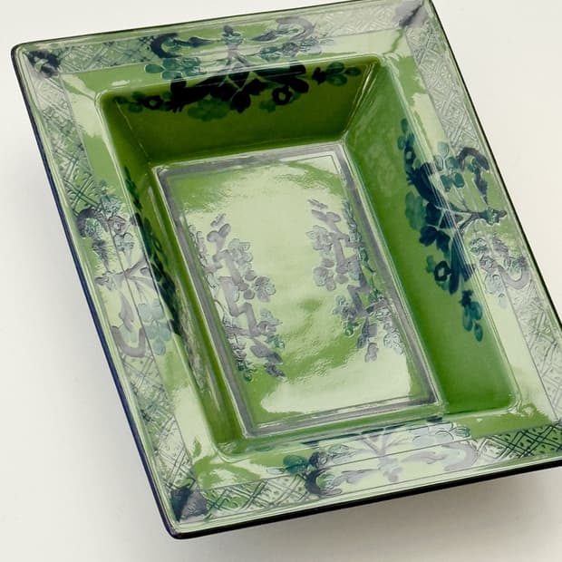 미사용 / Ginori 지노리1735 오리엔트 체인지트레이 말라카이트