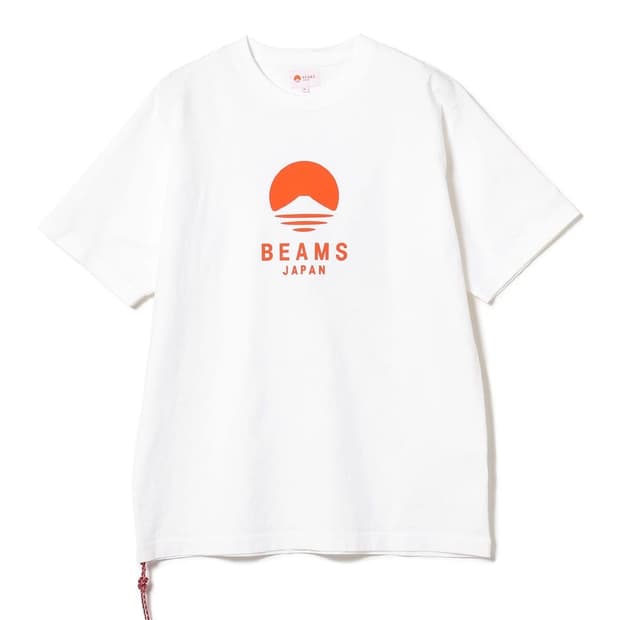 Beams japan 후지산 티셔츠 화이트