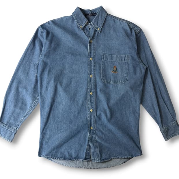 챕스 랄프로렌 90s 빈티지 데님 셔츠 S