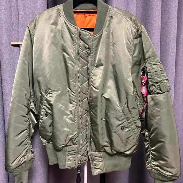 [S] 알파인더스트리 ma-1 세이지 그린