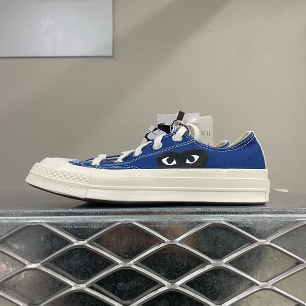 컨버스 x 꼼데 블루 로우 230mm(박스x)(gr-4618)