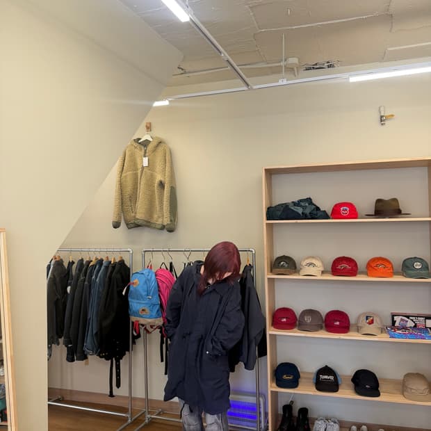 Comoli Hooded coat