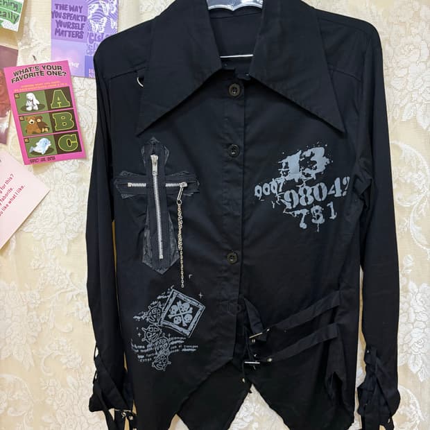 addictrap 어딕트랩 고스펑크 셔츠 
