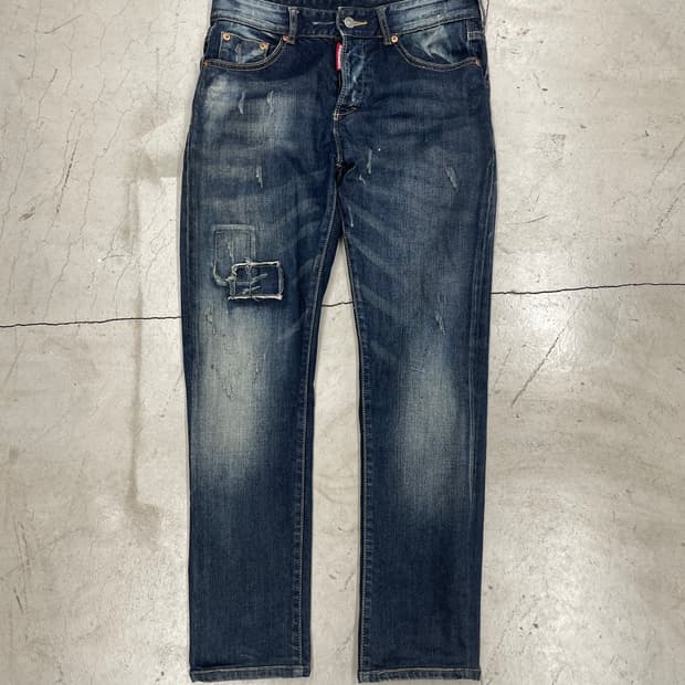 Dsquared2 patch washed denim (46)