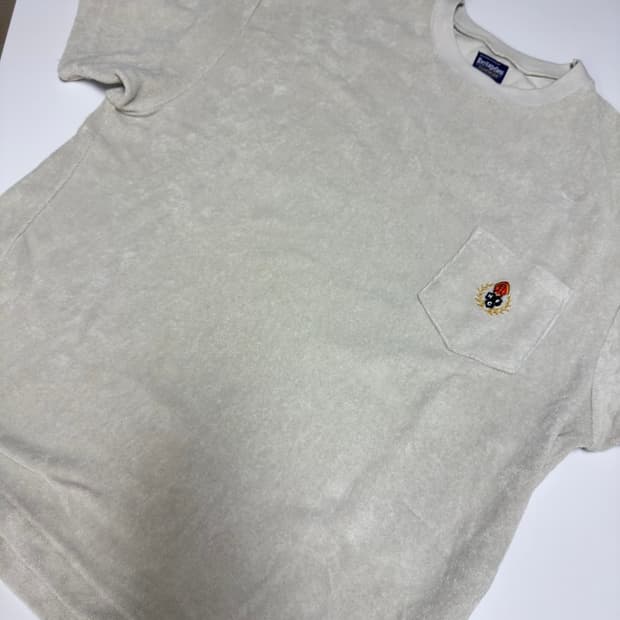 헤리티지 플로스 CREST TOWEL POCKET T- SHIRT M