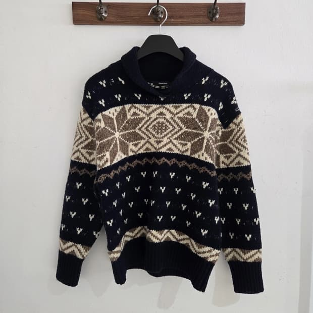 다이애그널 니트