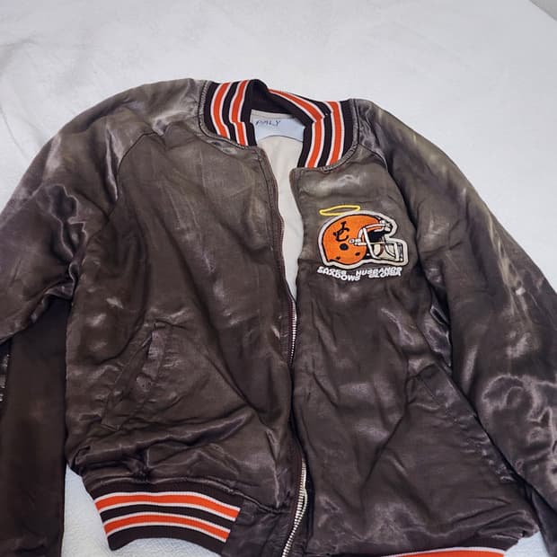 팔리할리우드 새틴 봄버자켓