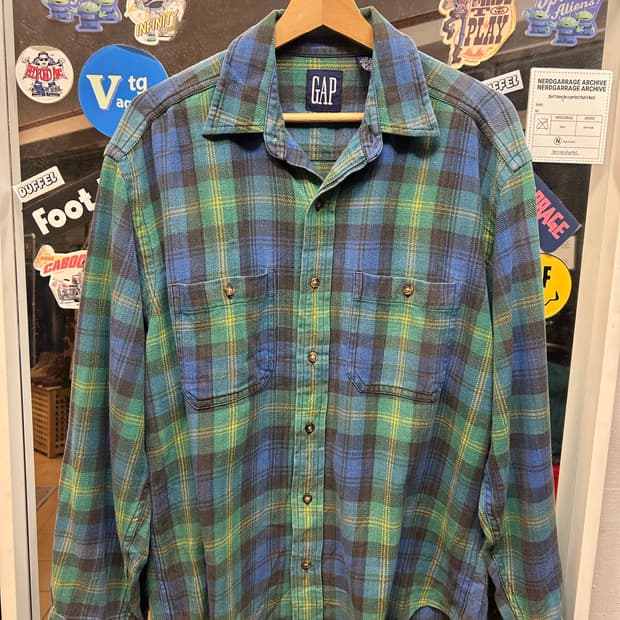 90‘s Gap 체크셔츠