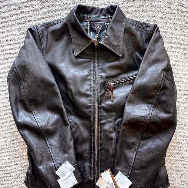 RRL 더블알엘 뉴스보이 레더자켓 M(새상품)