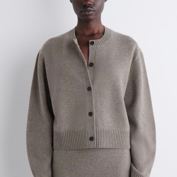 cos 메리노 울 가디건