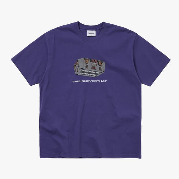 디스이즈네버댓 Scoreboard Tee  Violet Blue
