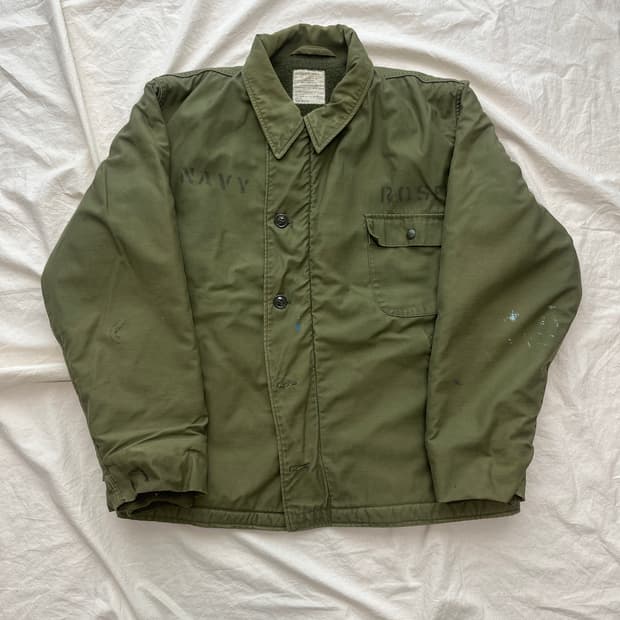 1974 US Navy A-2 Deck Jacket 미군 덱자켓 (XL)