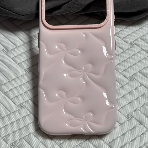 iPhone 17프로 케이스티파이 필로우케이스 발레리나핑크